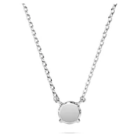 Eternity pendant, Lab-grown diamonds 0.5 ct tw, Round shape, Sterling silver by SWAROVSKI