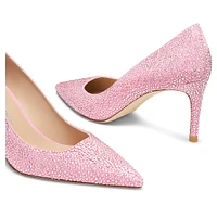 STUART WEITZMAN Stuart Power Shine pump, Pink by SWAROVSKI