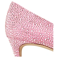 STUART WEITZMAN Stuart Power Shine pump, Pink by SWAROVSKI