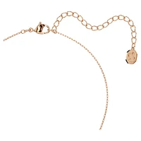 Mesmera pendant, Mixed cuts, White, Rose gold-tone plated by SWAROVSKI