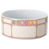 Idyllia cereal bowl, Porcelain, Crystal print motif, gemstone, Multicoloured by SWAROVSKI