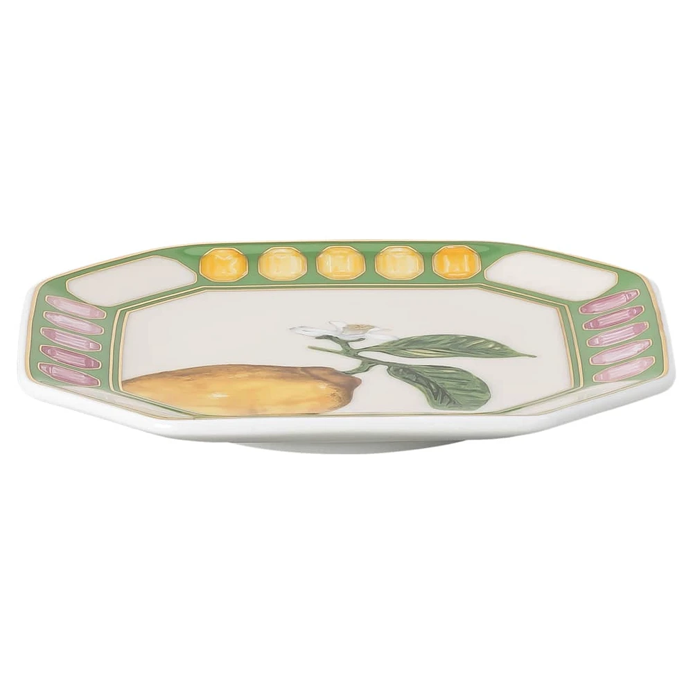 Idyllia vide poche, Porcelain, Crystal print motif, Citron, Multicolored by SWAROVSKI