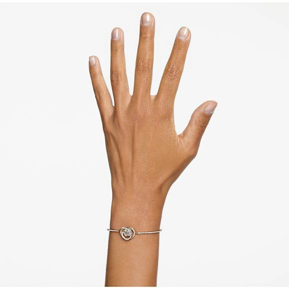 Generation bangle, White, Gold-tone plated by SWAROVSKI