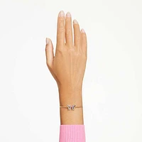 Idyllia bracelet, Butterfly, Multicolored, Gold-tone plated by SWAROVSKI