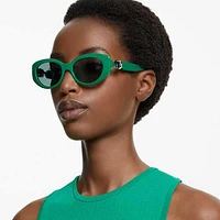 Sunglasses, Cat-Eye shape, SK6002, Green by SWAROVSKI