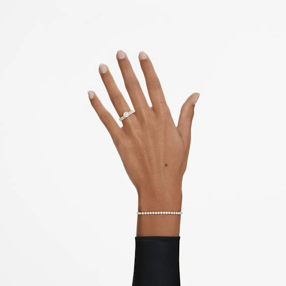 Eternity Tennis bracelet, Lab-grown diamonds ct tw, Round shape