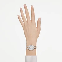 Matrix 3-link watch, Swiss Made, Metal bracelet, Silver Tone