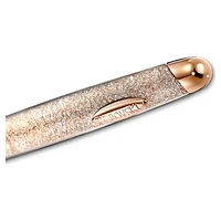 Crystalline ballpoint pen, Rose gold tone, Rose gold-tone plated by SWAROVSKI