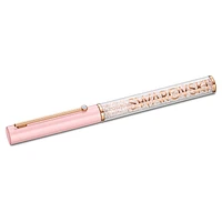Crystalline ballpoint pen, Pink, Pink lacquered, Rose gold-tone plated by SWAROVSKI