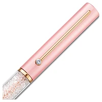Crystalline ballpoint pen, Pink, Pink lacquered, Rose gold-tone plated by SWAROVSKI
