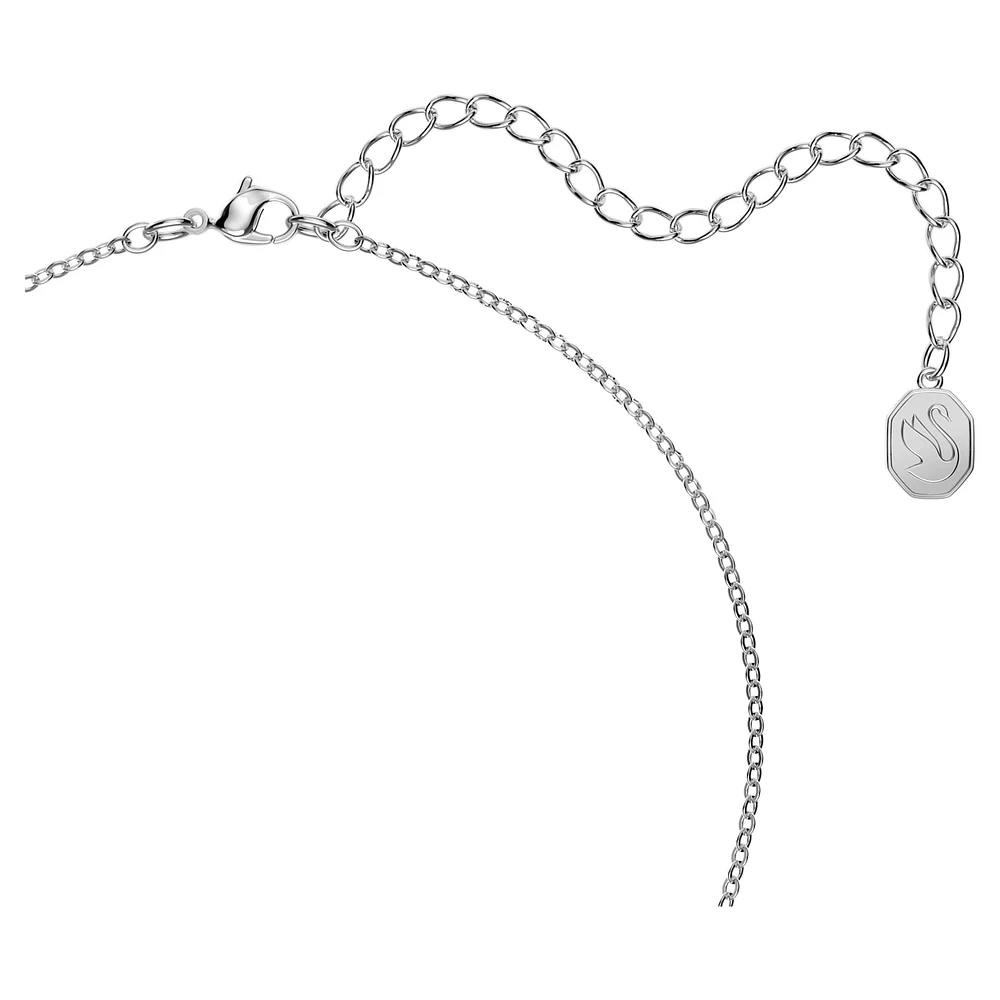 Stella set, Mixed cuts, Star, White, Rhodium plated by SWAROVSKI