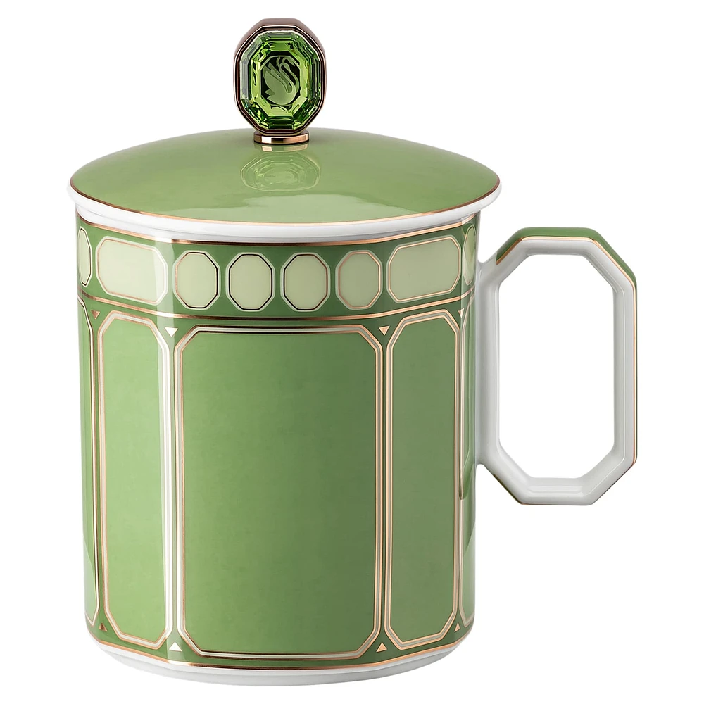 Signum mug with lid, Porcelain