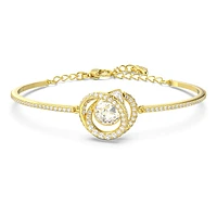 Generation bangle, White, Gold-tone plated by SWAROVSKI
