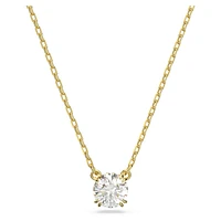 Constella pendant, Round cut, White