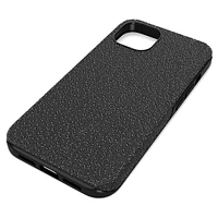 High smartphone case, iPhone® 13, Black by SWAROVSKI