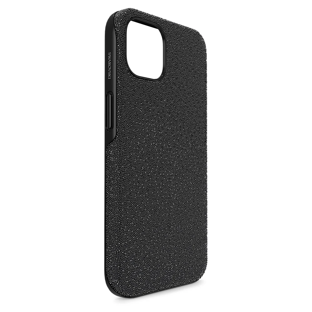 High smartphone case, iPhone® 13, Black by SWAROVSKI