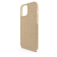 High smartphone case, iPhone® 13 Pro Max, Gold tone by SWAROVSKI