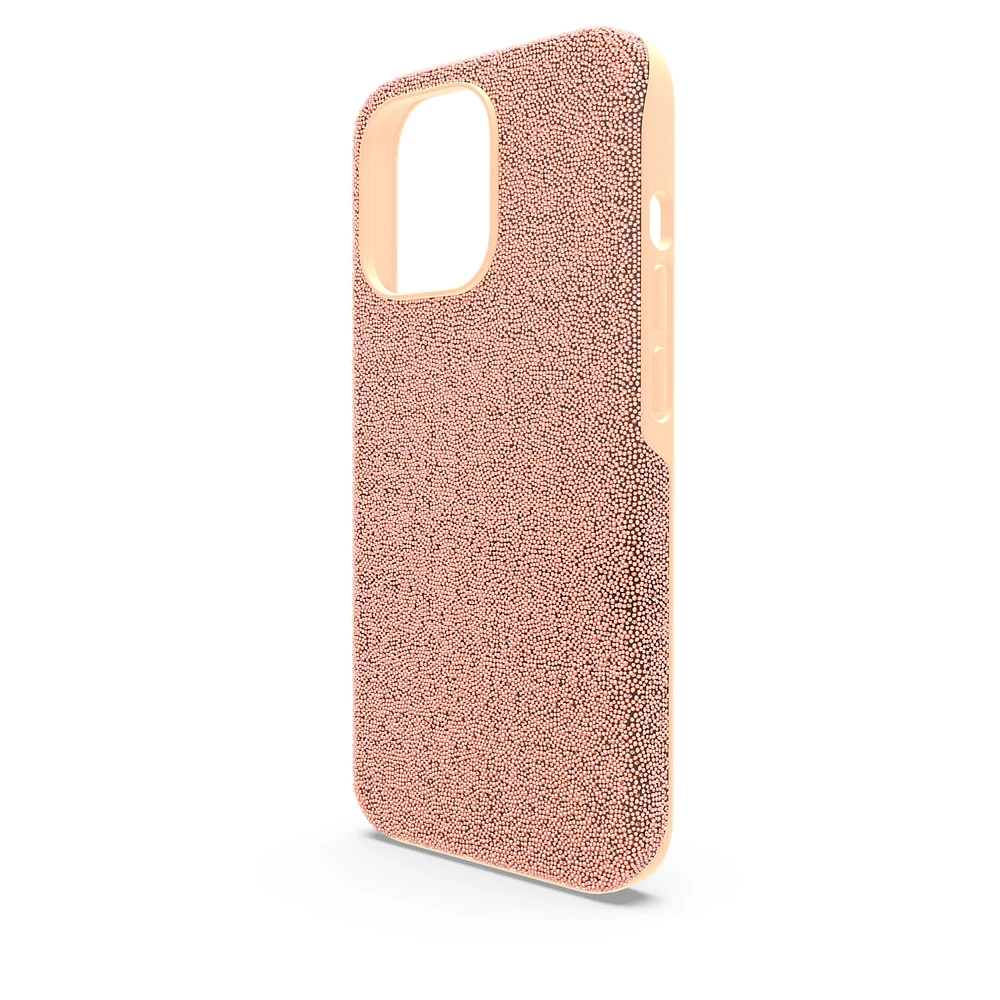 High smartphone case, iPhone® 13 Pro, Rose gold tone by SWAROVSKI