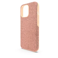 High smartphone case, iPhone® 13 Pro, Rose gold tone by SWAROVSKI