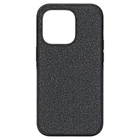 High smartphone case, iPhone® 14 Pro, Black by SWAROVSKI