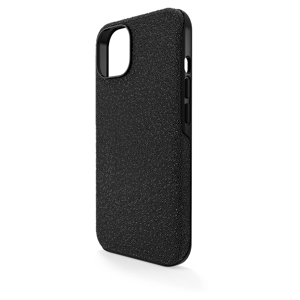 High smartphone case, iPhone® 14, Black by SWAROVSKI