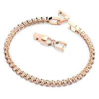 Imber Emily bracelet, Round cut, Pink, Rose gold-tone plated by SWAROVSKI