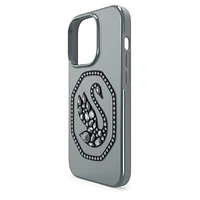 Smartphone case, Swan, iPhone® 14 Pro, Black by SWAROVSKI
