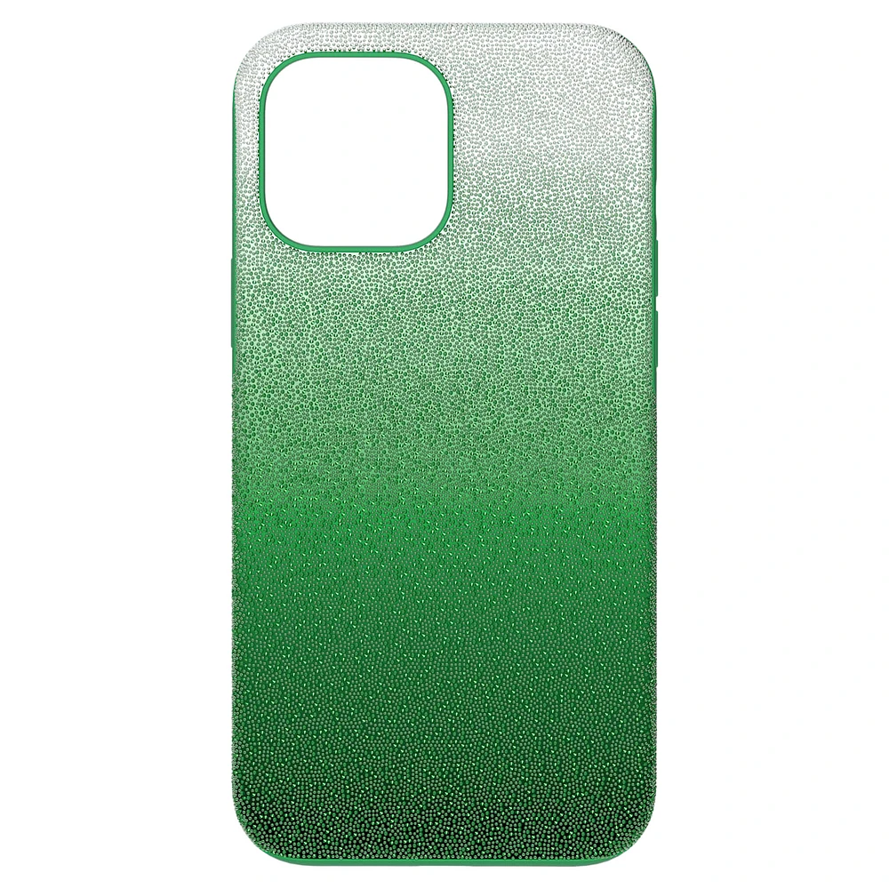 High smartphone case, iPhone® 13 Pro Max, Green by SWAROVSKI