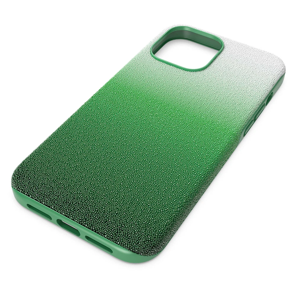 High smartphone case, iPhone® 13 Pro Max, Green by SWAROVSKI