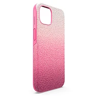 High smartphone case, iPhone® 13, Pink by SWAROVSKI