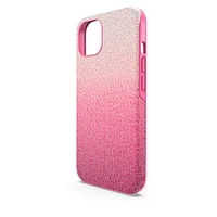 High smartphone case, iPhone® 13, Pink by SWAROVSKI