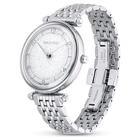 Crystalline wonder watch, Swiss Made, Metal bracelet, Silver Tone, Stainless steel by SWAROVSKI