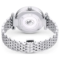 Crystalline wonder watch, Swiss Made, Metal bracelet, Silver Tone, Stainless steel by SWAROVSKI