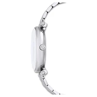 Crystalline wonder watch, Swiss Made, Metal bracelet, Silver Tone, Stainless steel by SWAROVSKI