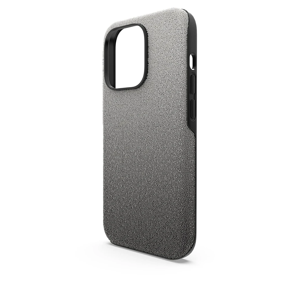 High smartphone case, Colour gradient, iPhone® 14 Pro, Black by SWAROVSKI