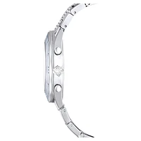 Dextera lux watch, Swiss Made, Metal bracelet, Silver Tone, Stainless steel by SWAROVSKI