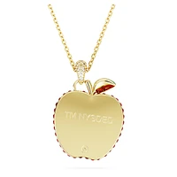 I LOVE NY pendant, Red, Gold-tone plated by SWAROVSKI