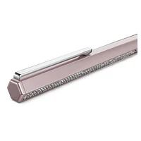 Shimmer ballpoint pen, Pink lacquered, chrome plated by SWAROVSKI