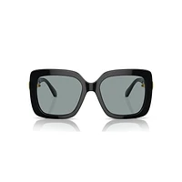 Sunglasses, Oversized, Square shape, SK6001, Black by SWAROVSKI
