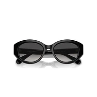Sunglasses, Cat-Eye shape, SK6005, Black by SWAROVSKI