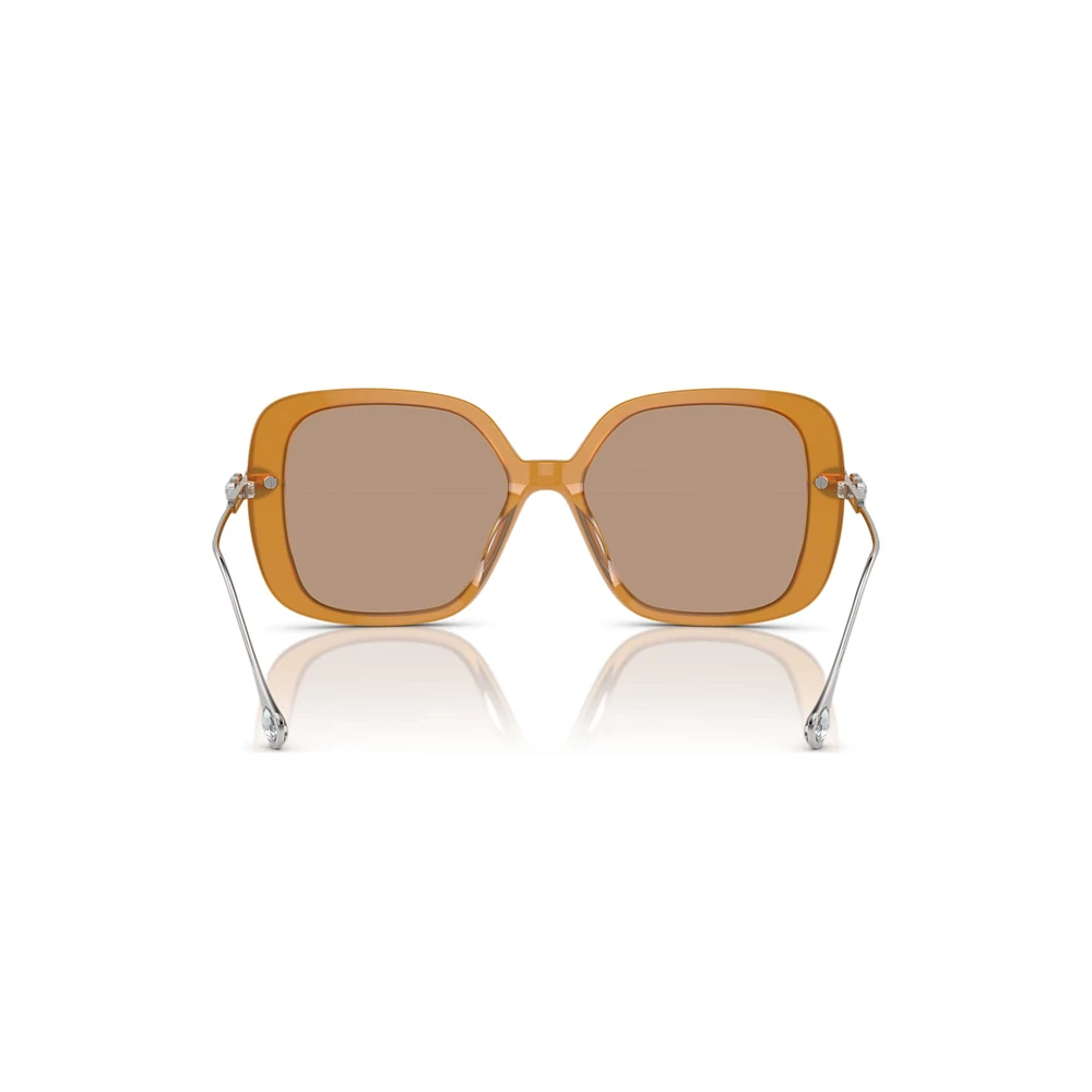 Sunglasses, Oversized, Square shape, SK6011, Brown by SWAROVSKI