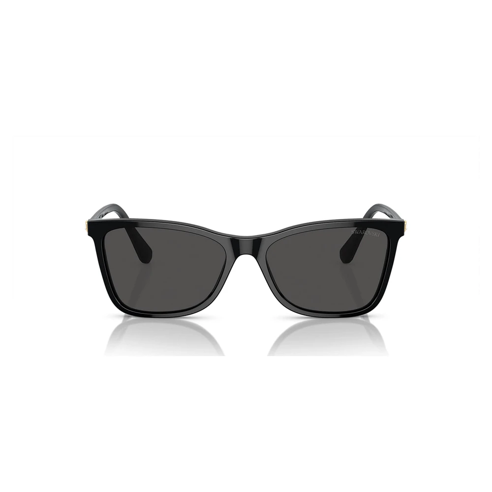 Sunglasses, Square shape, SK6004, Black by SWAROVSKI