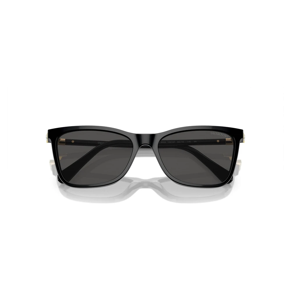 Sunglasses, Square shape, SK6004, Black by SWAROVSKI