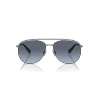 Sunglasses, Pilot shape, SK7005, Blue by SWAROVSKI