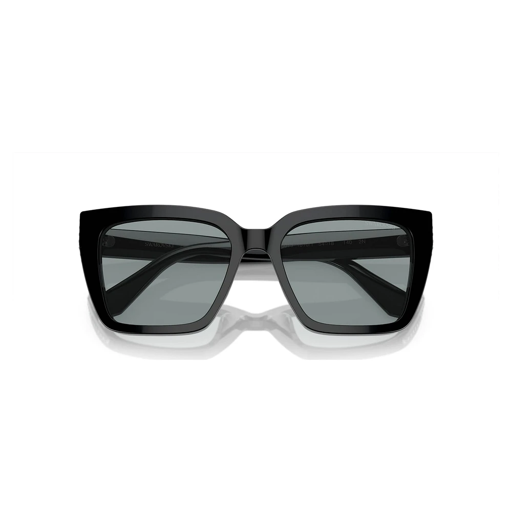 Sunglasses, Square shape, SK6013, Black by SWAROVSKI