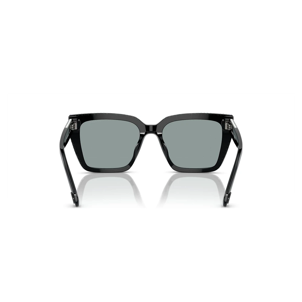 Sunglasses, Square shape, SK6013, Black by SWAROVSKI