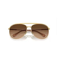 Sunglasses, Pilot shape, SK7005, Brown by SWAROVSKI