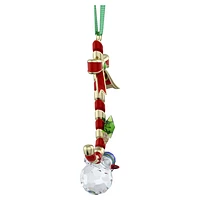 Holiday Cheers Dulcis Candy Cane Ornament by SWAROVSKI
