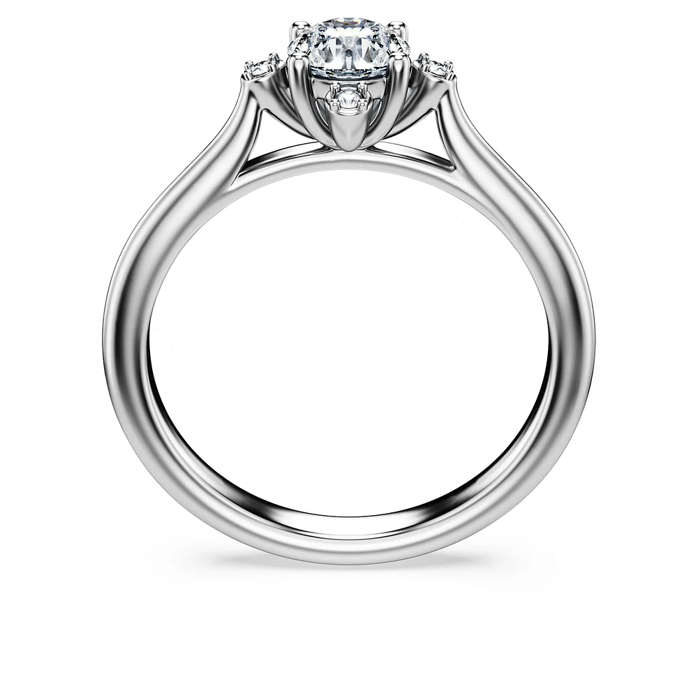 Galaxy ring, Lab-grown diamonds 0.5 ct tw, Round shape, 14K white gold by SWAROVSKI