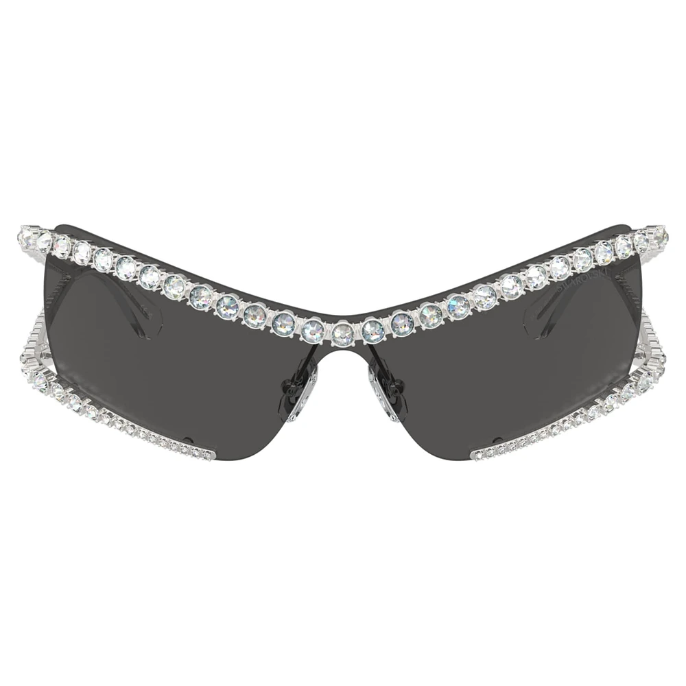 Sunglasses, Mask, Gray by SWAROVSKI